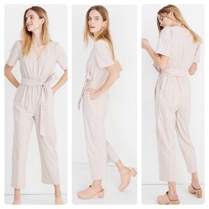 Madewell Linen Jumpsuit Romper. Size 6. EUC.